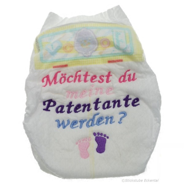 Windel Taufe Patentante